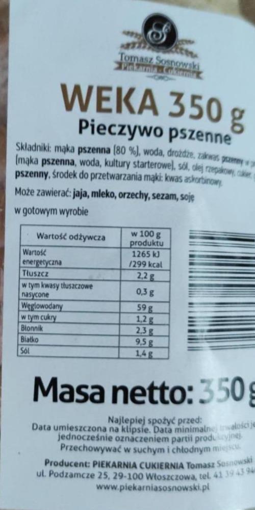 Zdjęcia - WEKA pieczywo pszenne Piekarnia Sosnowski