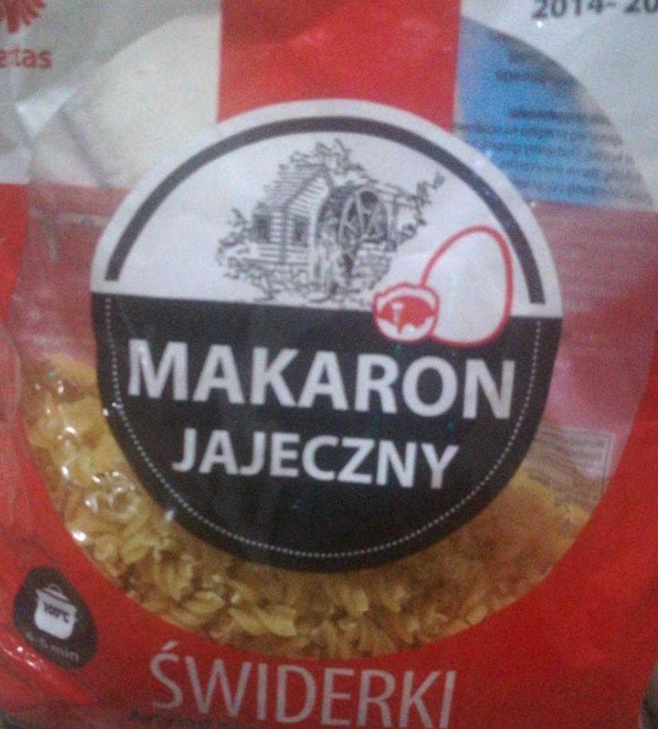 Zdjęcia - Makaron jajeczny świderki caritas