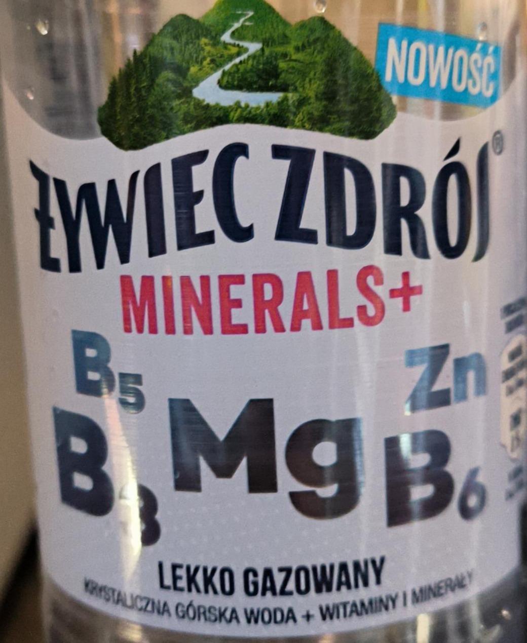 Zdjęcia - Minerals+ lekko gazowana Żywiec Zdrój