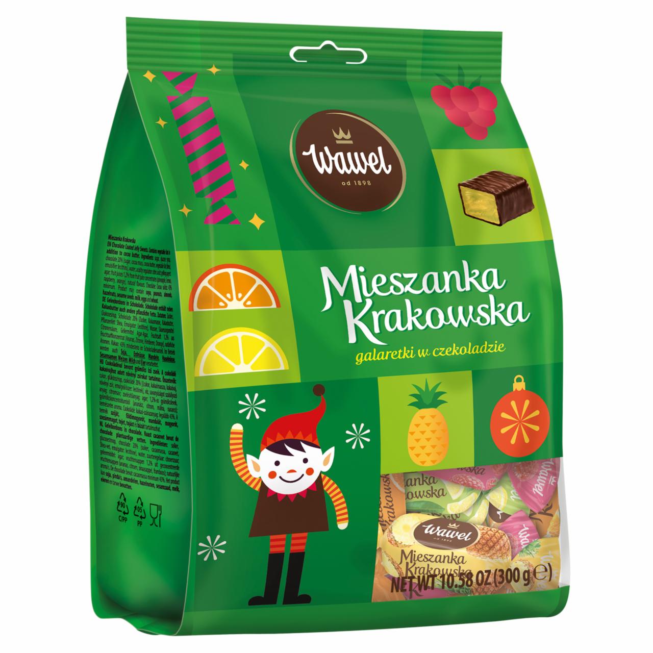 Zdjęcia - Wawel Mieszanka Krakowska Galaretki w czekoladzie 300 g