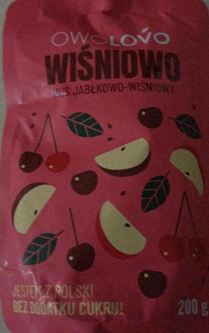 Zdjęcia - Owolovo Wiśniowo mus jabłkowo-wiśniowy