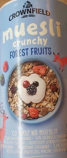 Zdjęcia - Muesli crunchy Forest fruits Crownfield