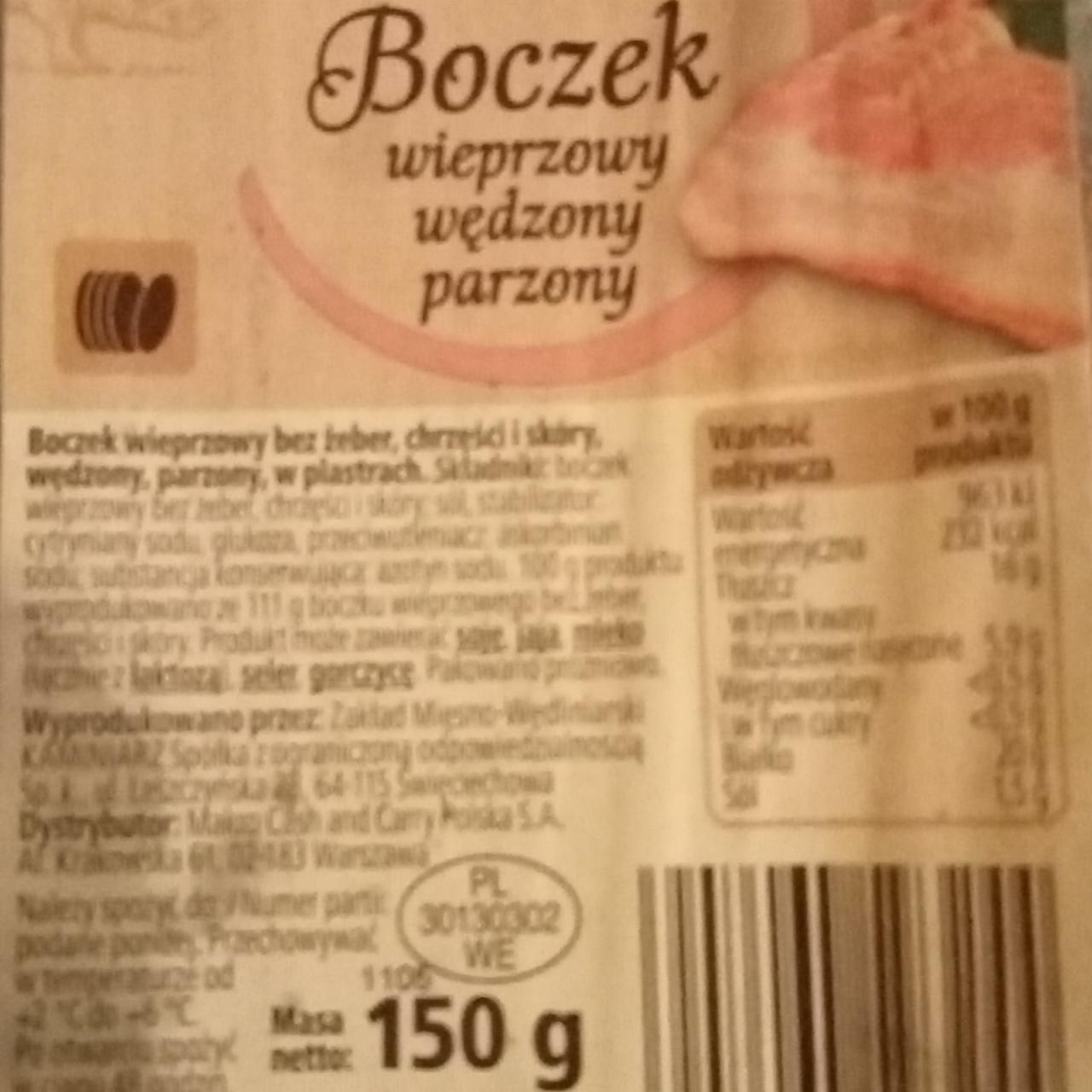 Zdjęcia - Boczek wieprzowy wędzony parzony Fine life