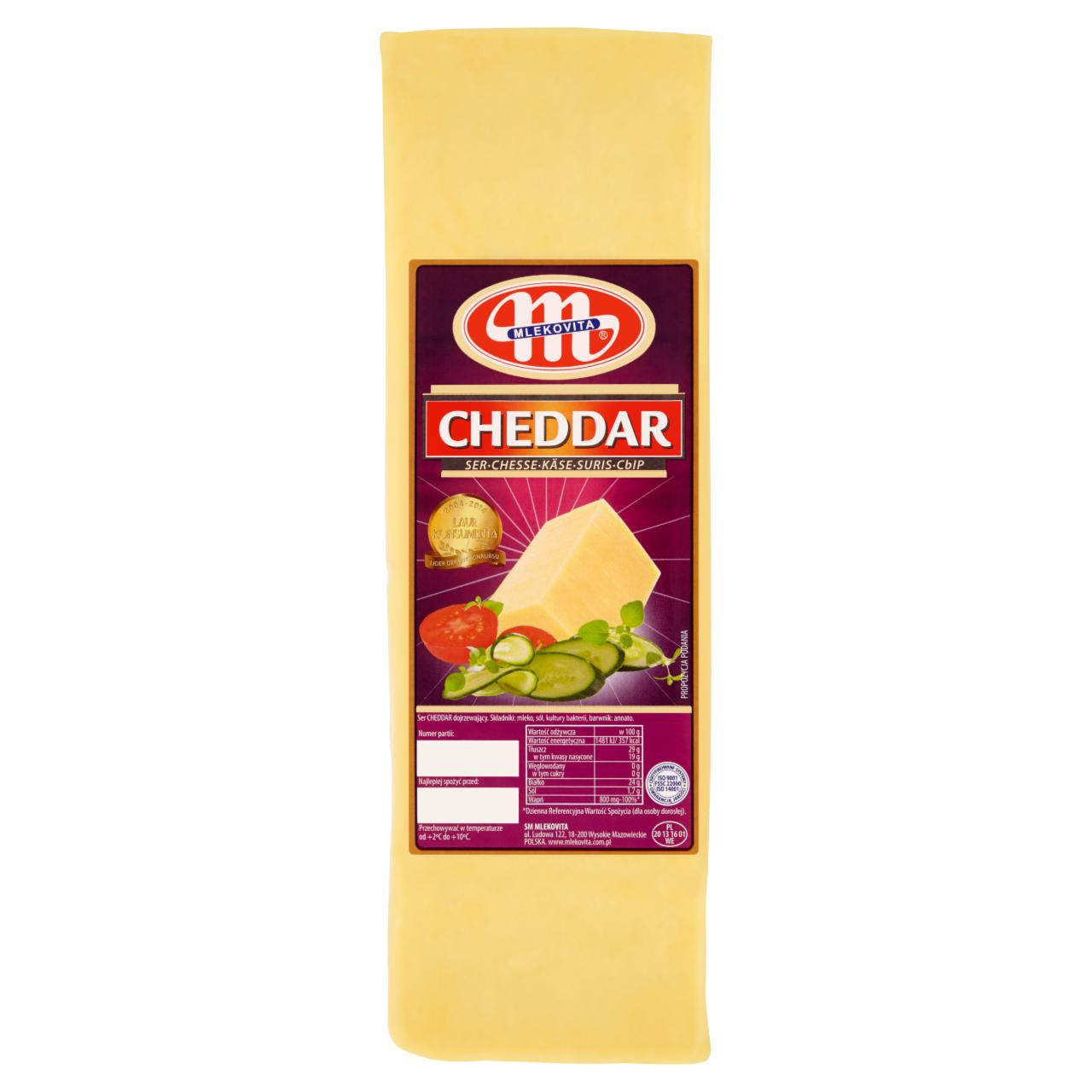 Zdjęcia - Mlekovita Ser Cheddar