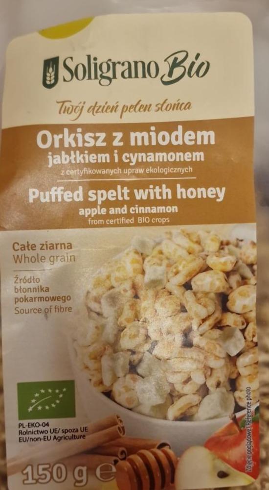 Zdjęcia - Orkisz z miodem jabłkiem i cynaomen Soligrano bio