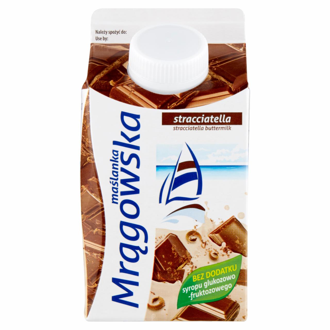 Zdjęcia - Mlekpol Maślanka Mrągowska stracciatella 500 ml