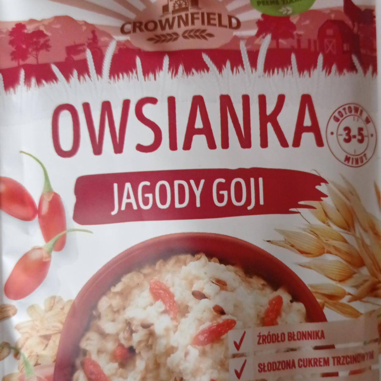 Zdjęcia - owsianka jagody goji Crownfield