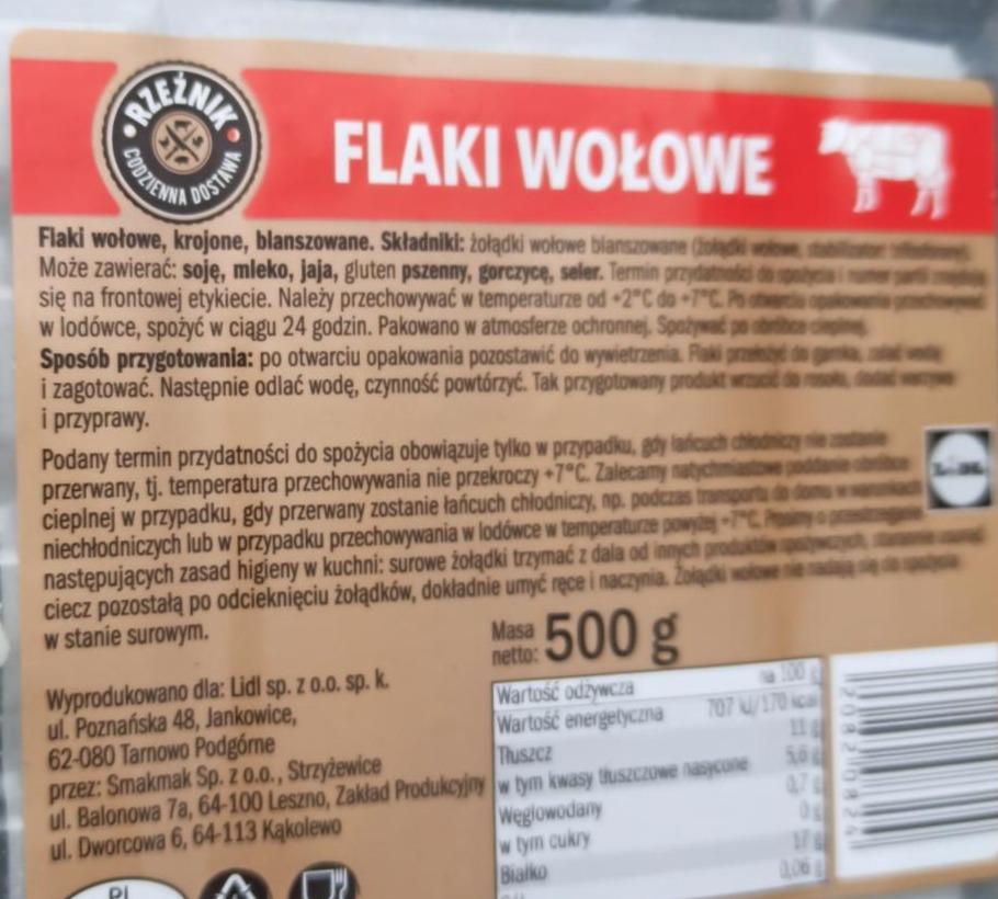 Zdjęcia - Flaki wołowe Rzeźnik