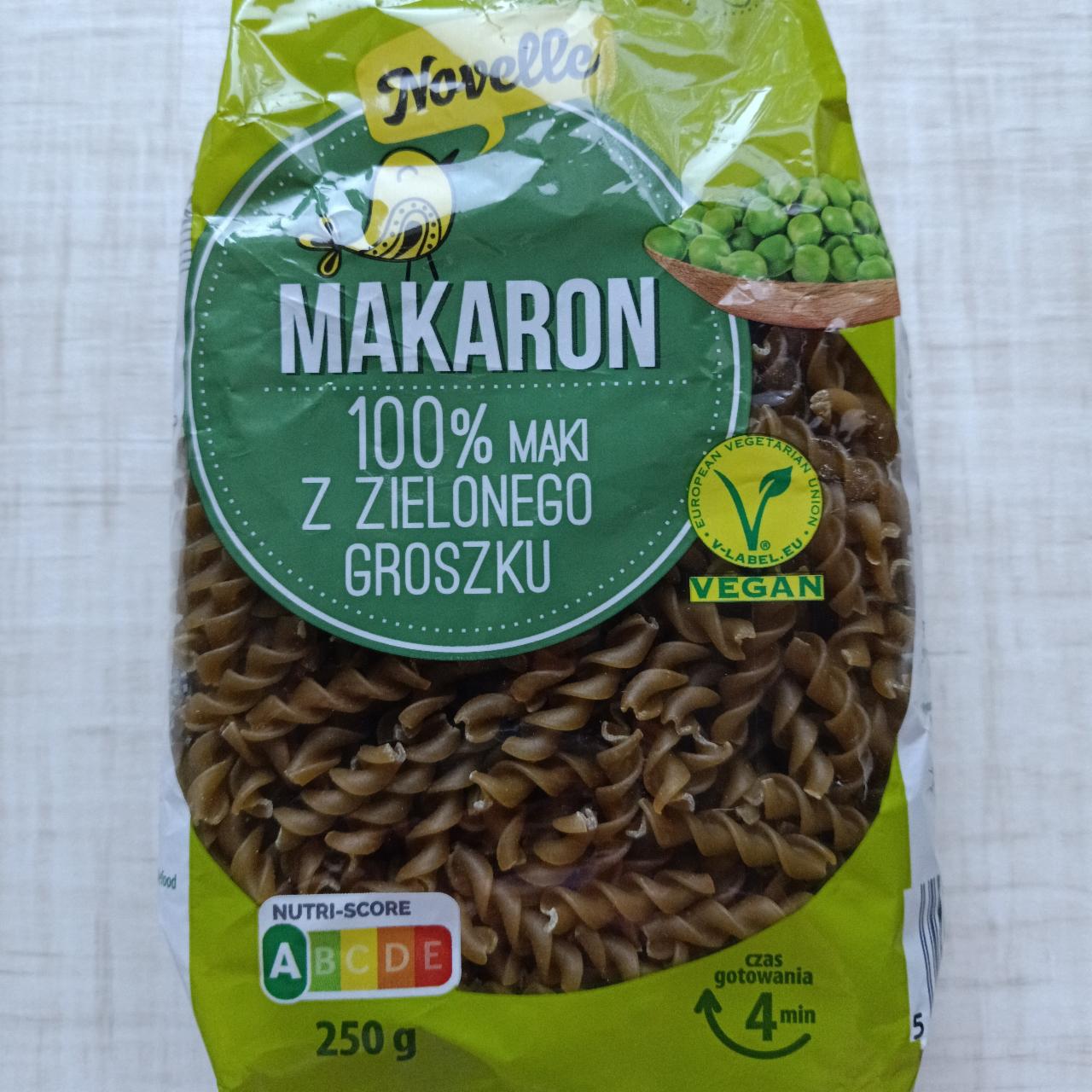 Zdjęcia - Makaron 100% mąki z zielonego groszku Novelle