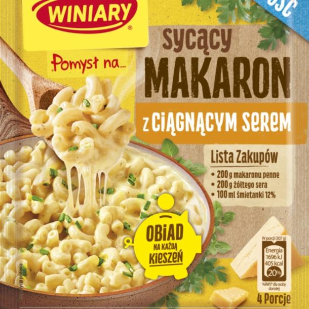 Zdjęcia - Sycący makaron z ciągnącym serem Winiary