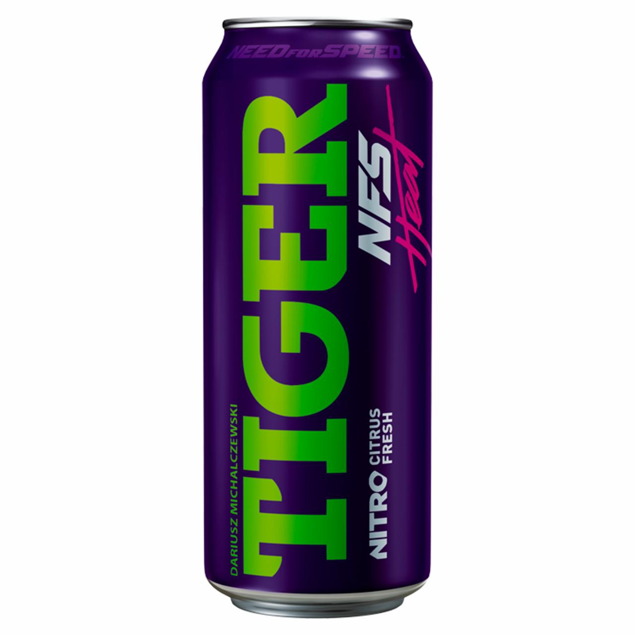 Zdjęcia - Tiger Nitro Gazowany napój energetyzujący o smaku limonki 500 ml