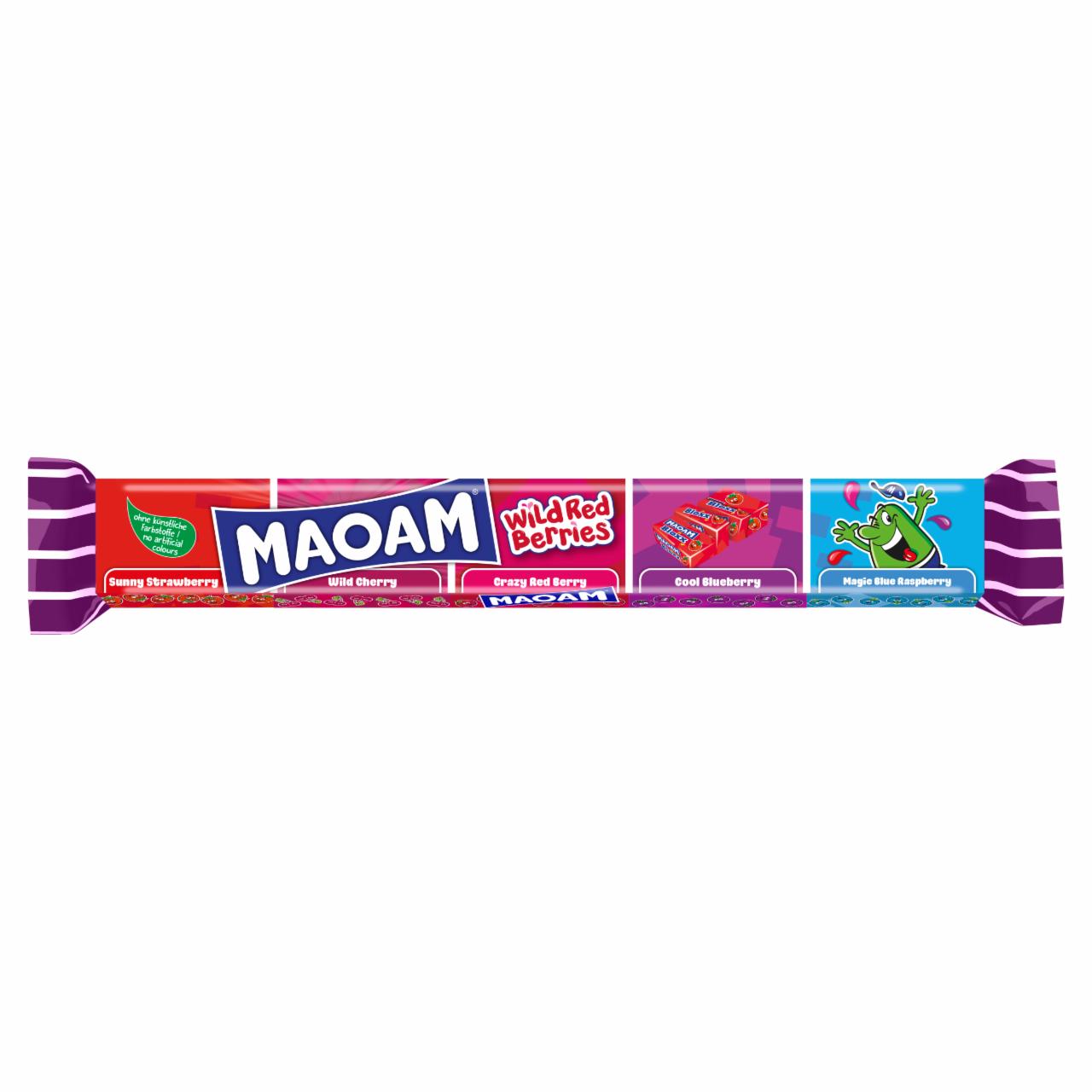 Zdjęcia - Maoam Wild Red Berries Gumy rozpuszczalne o smaku owocowym 110 g (5 x 22 g)