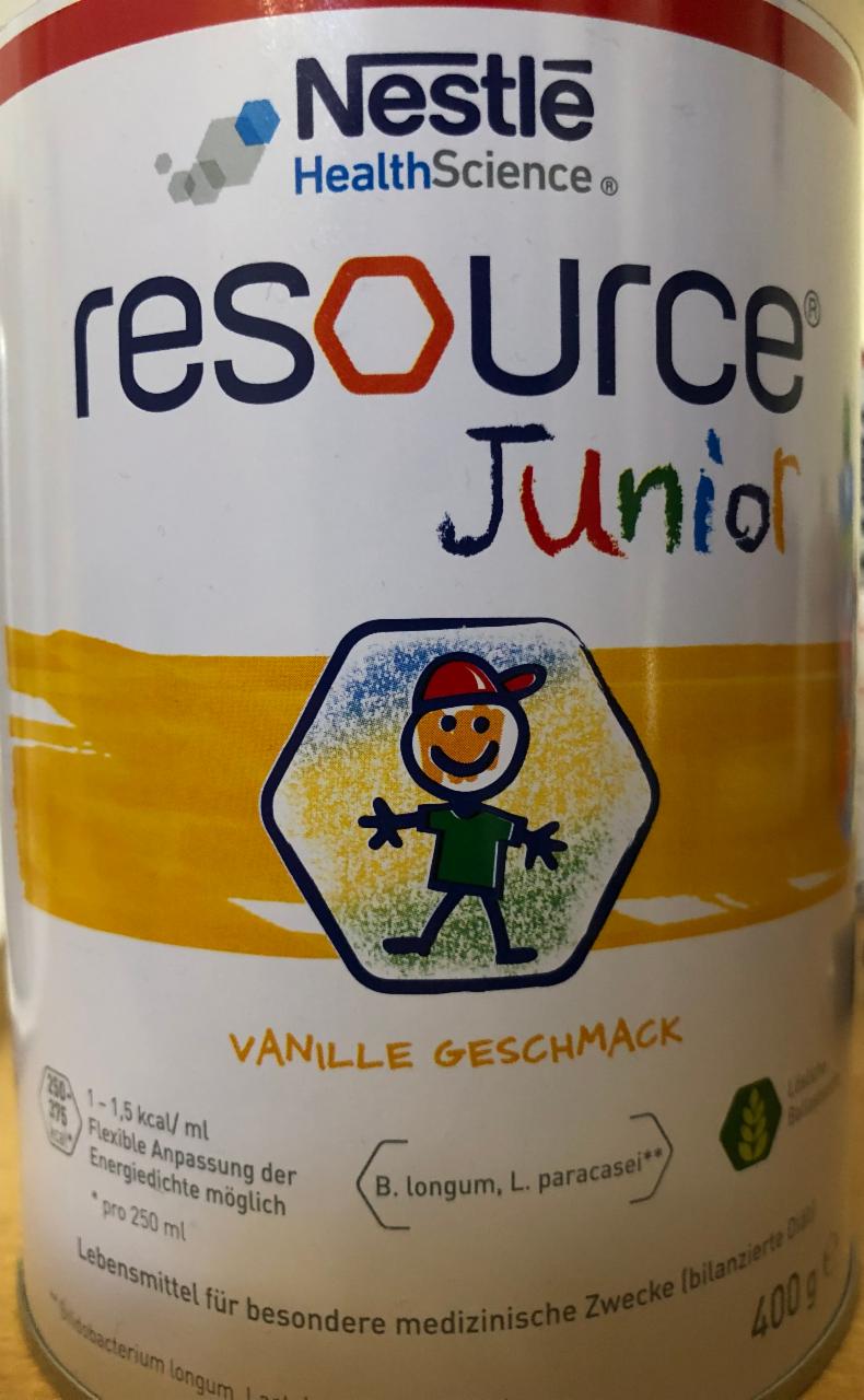 Zdjęcia - Nestlé Resource Junior Preparat odżywczy w proszku o smaku waniliowym 400 g