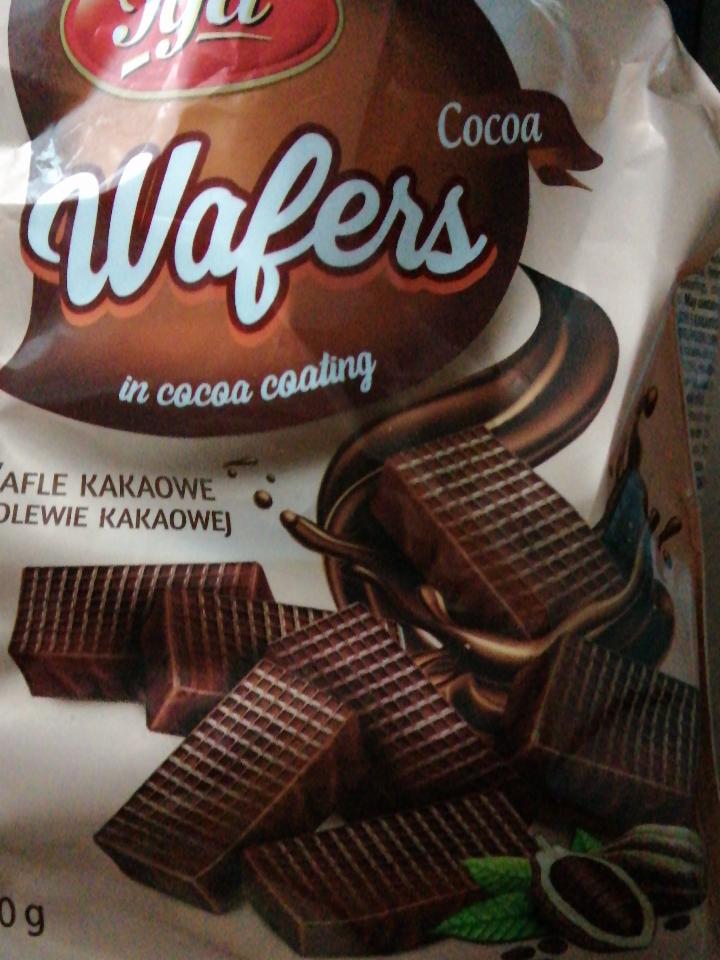 Zdjęcia - Wafers in cocoa coating Iga