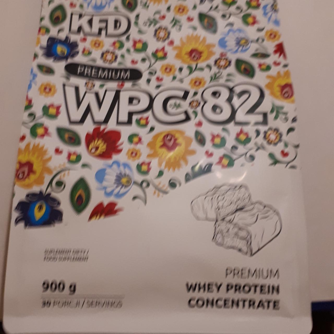 Zdjęcia - WPC 82 baton karmelowo orzechowy KFD