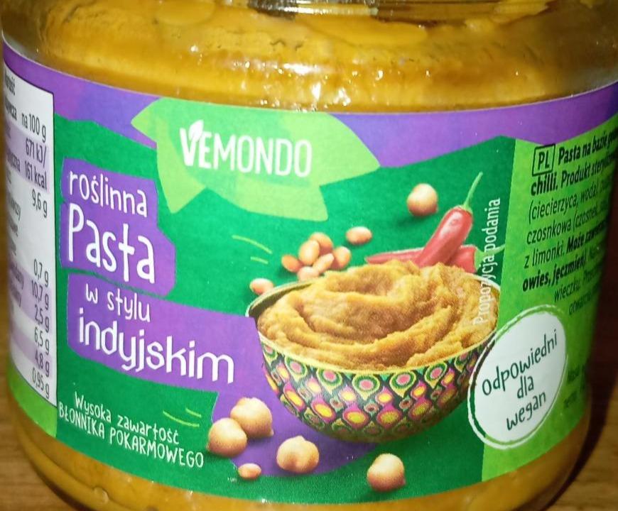 Zdjęcia - Roślinna pasta w stylu indyjskim Vemondo