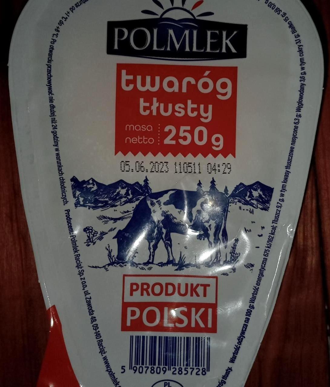 Zdjęcia - Polmlek Twaróg tłusty 250 g