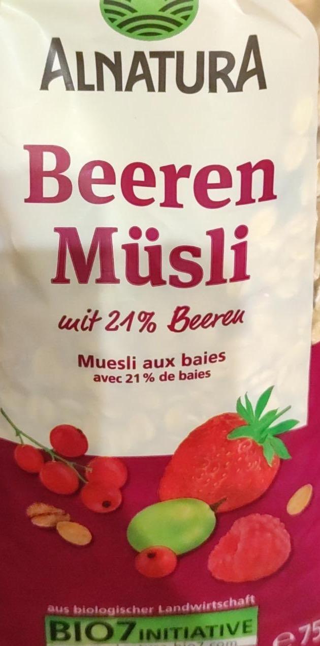 Zdjęcia - Beeren müsli Alnatura