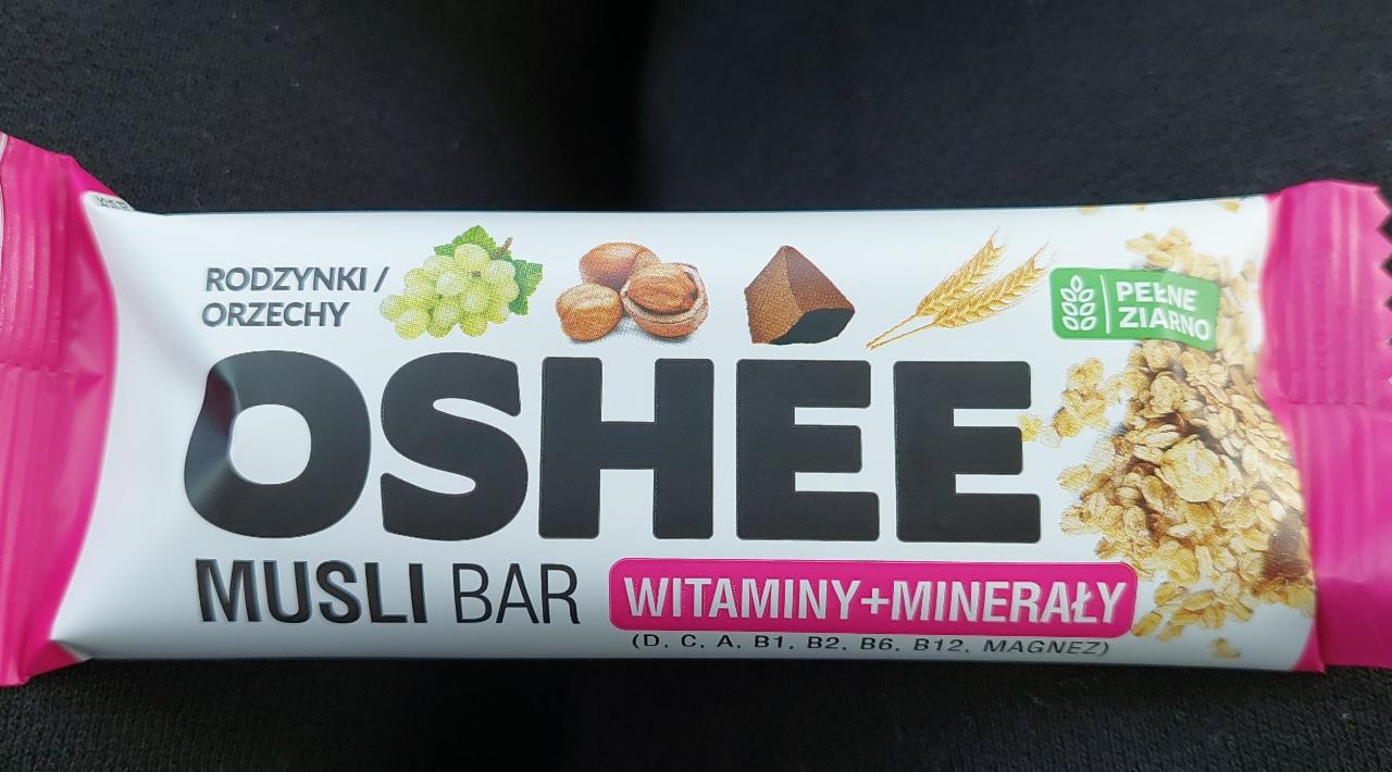 Zdjęcia - Oshee musli bar witaminy i minerały