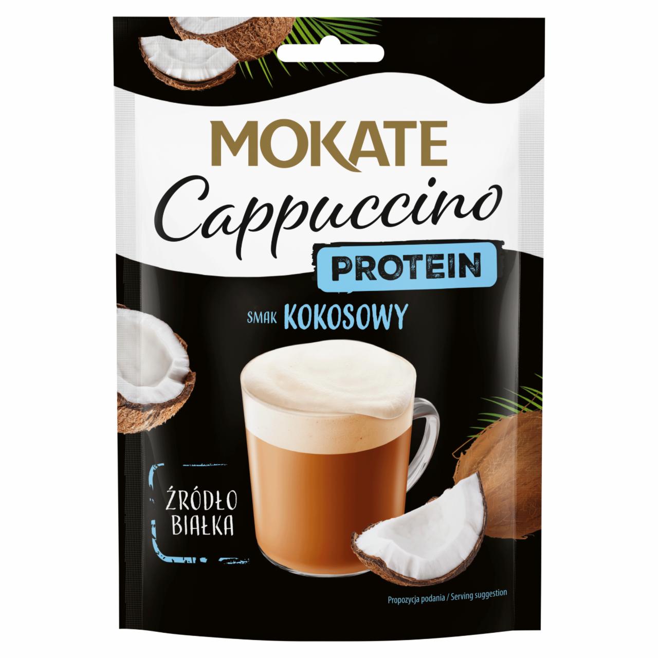 Zdjęcia - Mokate Protein Cappuccino smak kokosowy 40 g