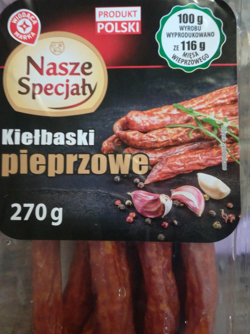 Zdjęcia - Kiełbaski pieprzowe Nasze specjały