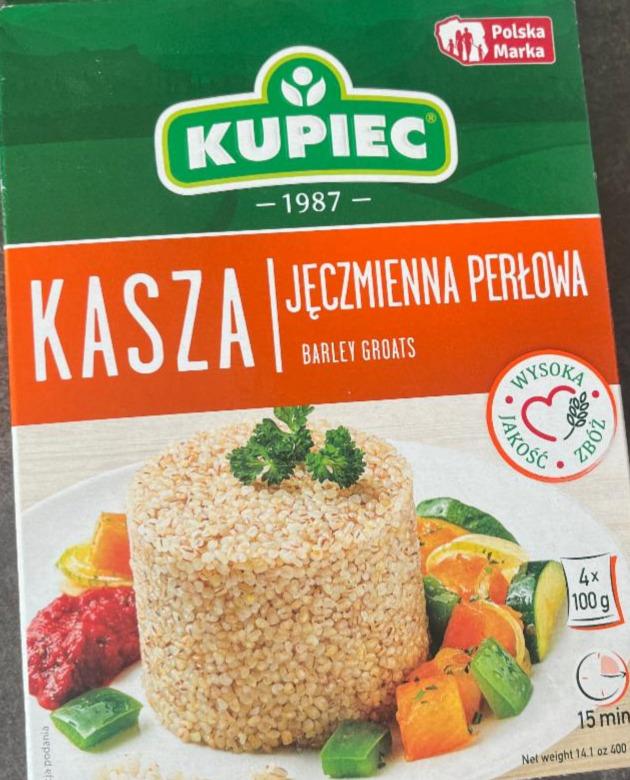 Zdjęcia - Kupiec Kasza jęczmienna perłowa 400 g (4 x 100 g)