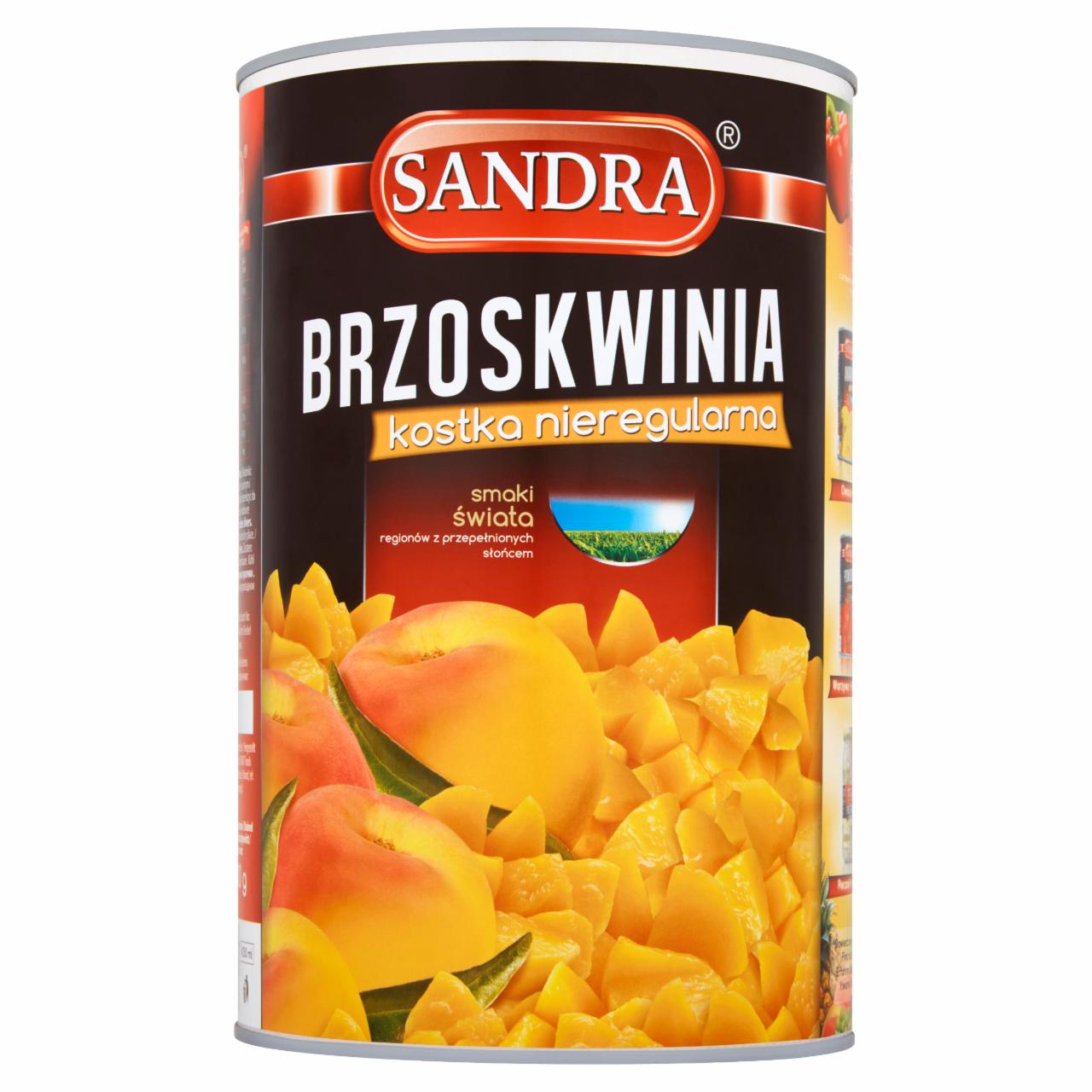 Zdjęcia - Sandra Brzoskwinia kostka nieregularna 4200 g