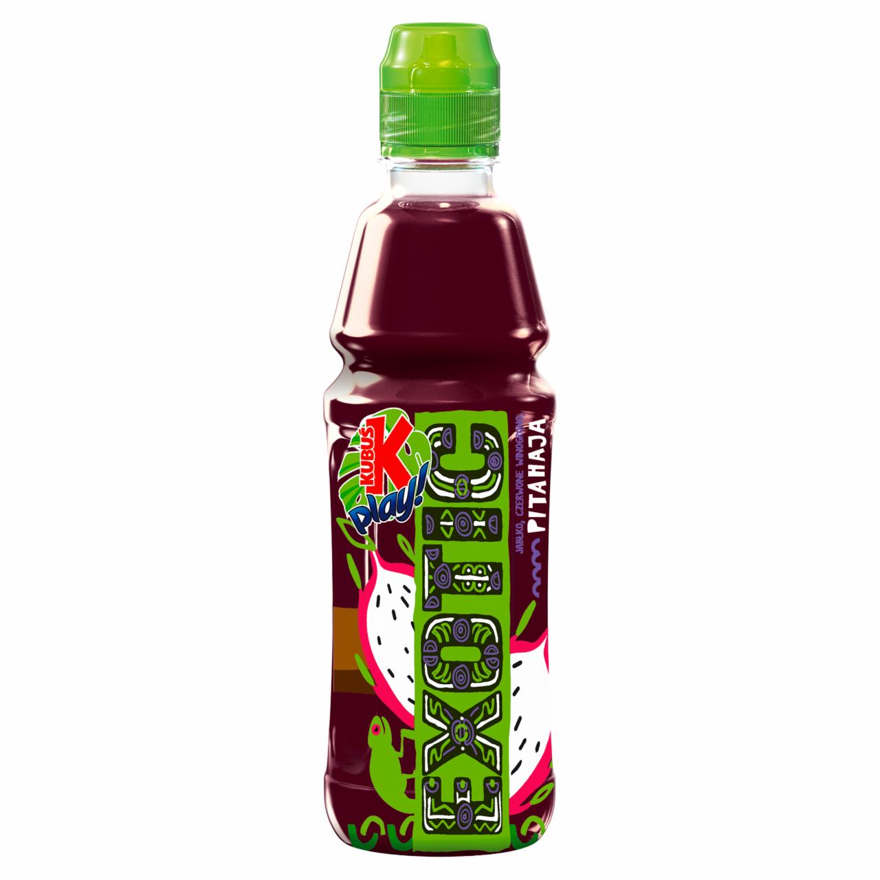 Zdjęcia - Kubuś Play! Exotic Napój jabłko czerwone winogrono pitahaya 400 ml