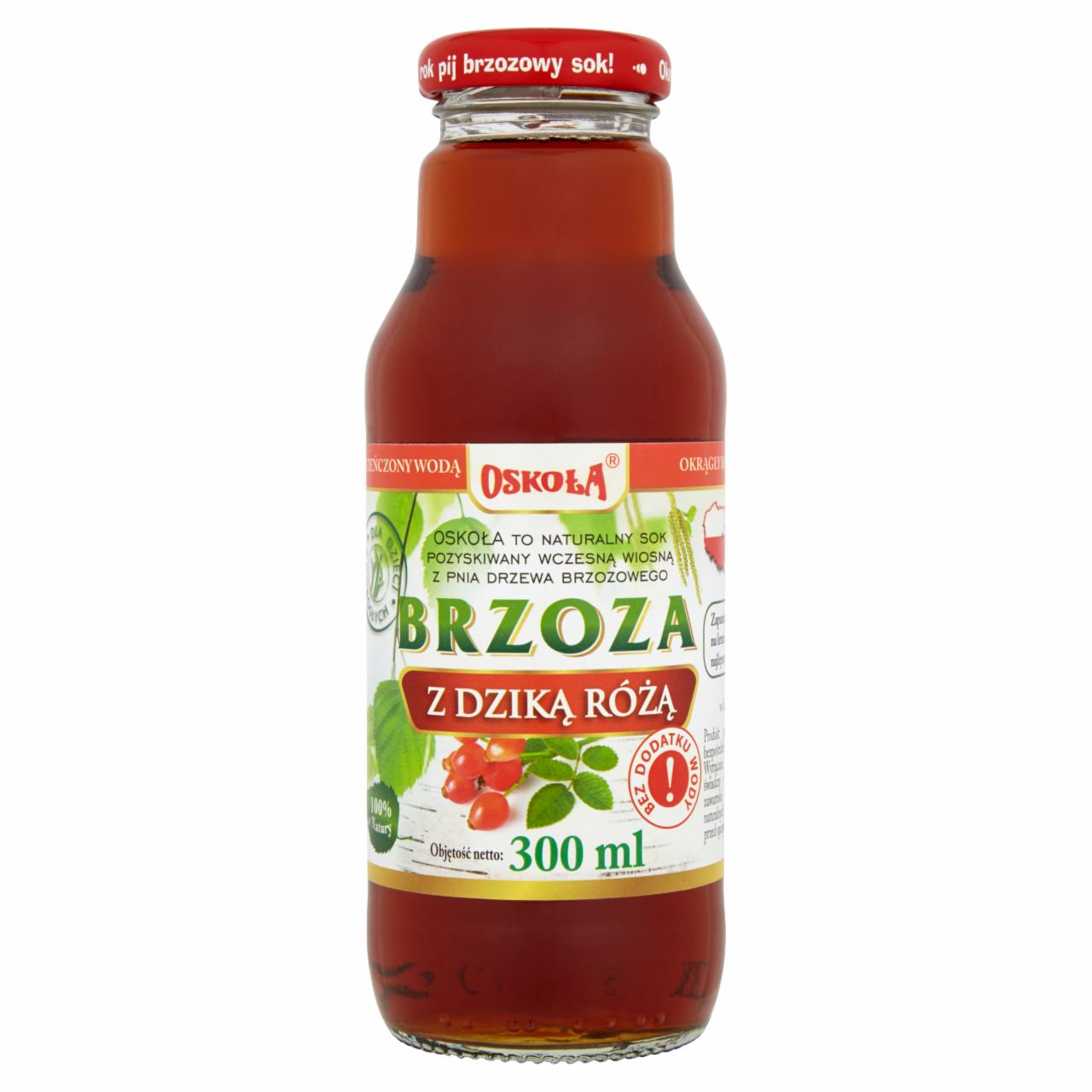 Zdjęcia - Oskoła Brzoza z dziką różą Naturalny sok 300 ml