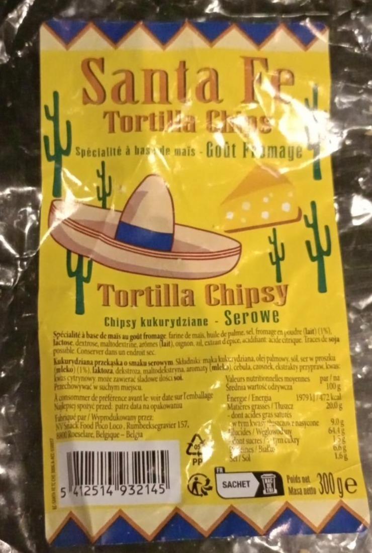 Zdjęcia - Tortilla Chips chipsy kukurydziane o smaku serowym Santa Fe