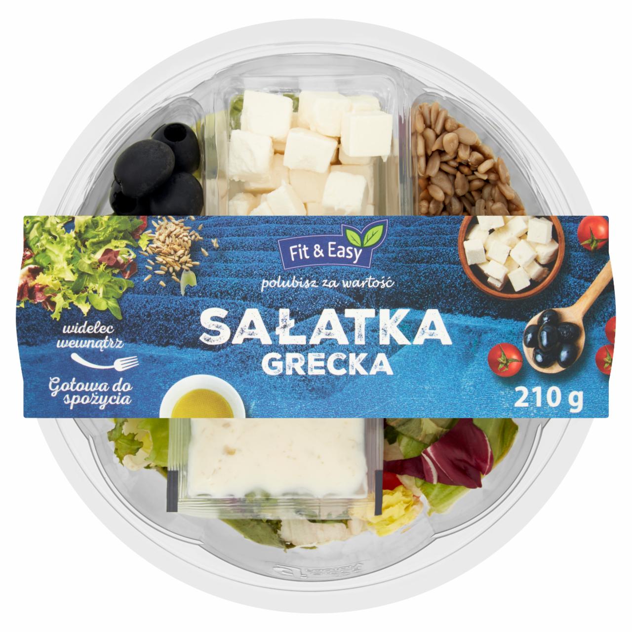 Zdjęcia - Fit & Easy Sałatka grecka 210 g