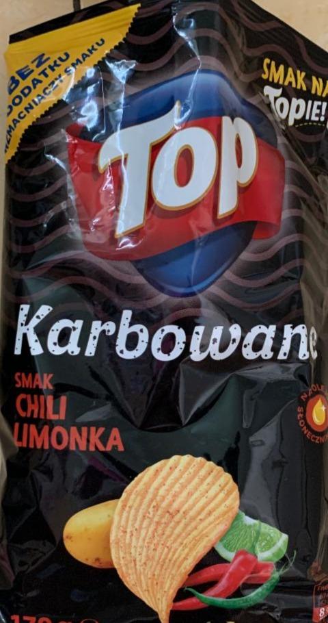 Zdjęcia - Chipsy karbowane smak chili limonka Top