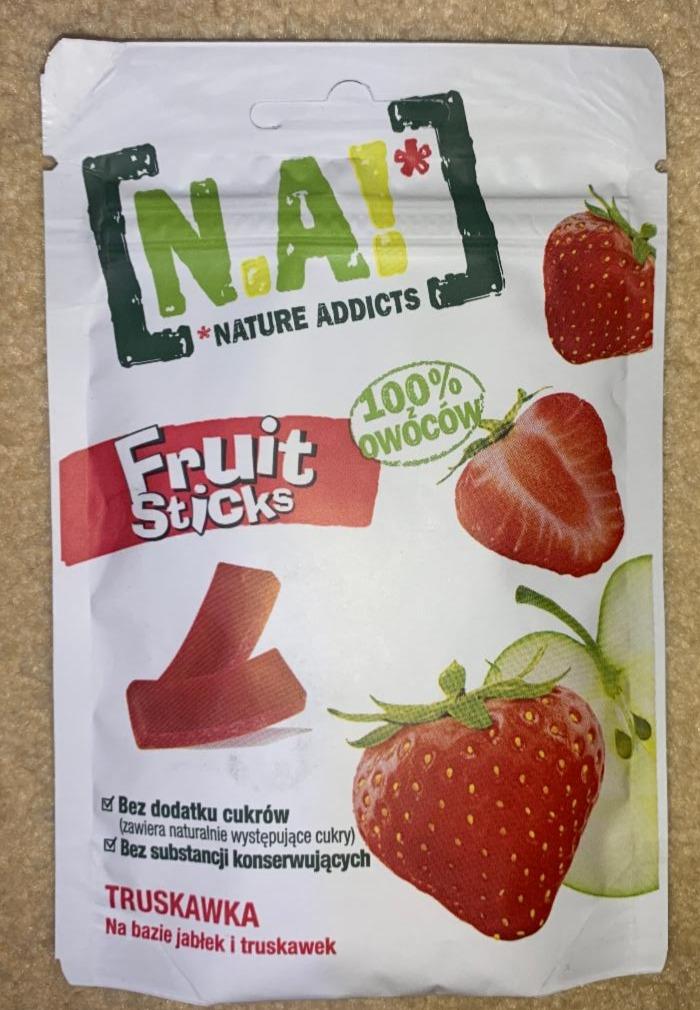 Zdjęcia - Nature Addicts Fruit Sticks Truskawka N.A!