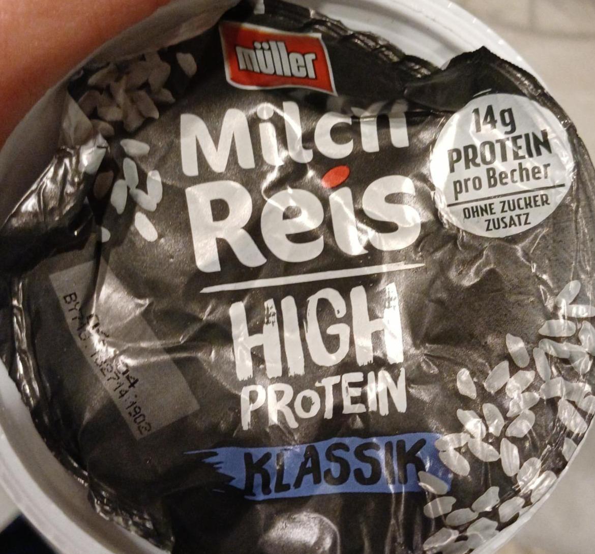 Zdjęcia - Milchreis Highprotein klassik Müller