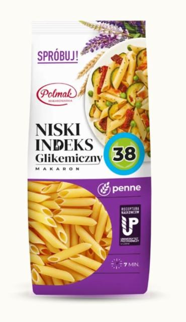 Zdjęcia - Makaron penne niski indeks glikemiczny Polmak makaroniarnia