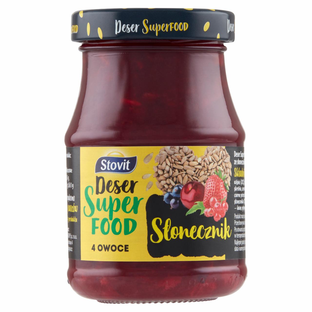 Zdjęcia - Stovit Deser Superfood 4 owoce słonecznik 190 g