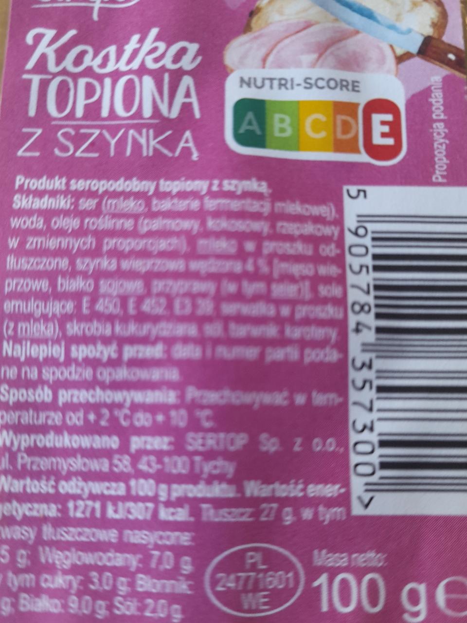 Zdjęcia - Kostka topiona z szynką Sertop