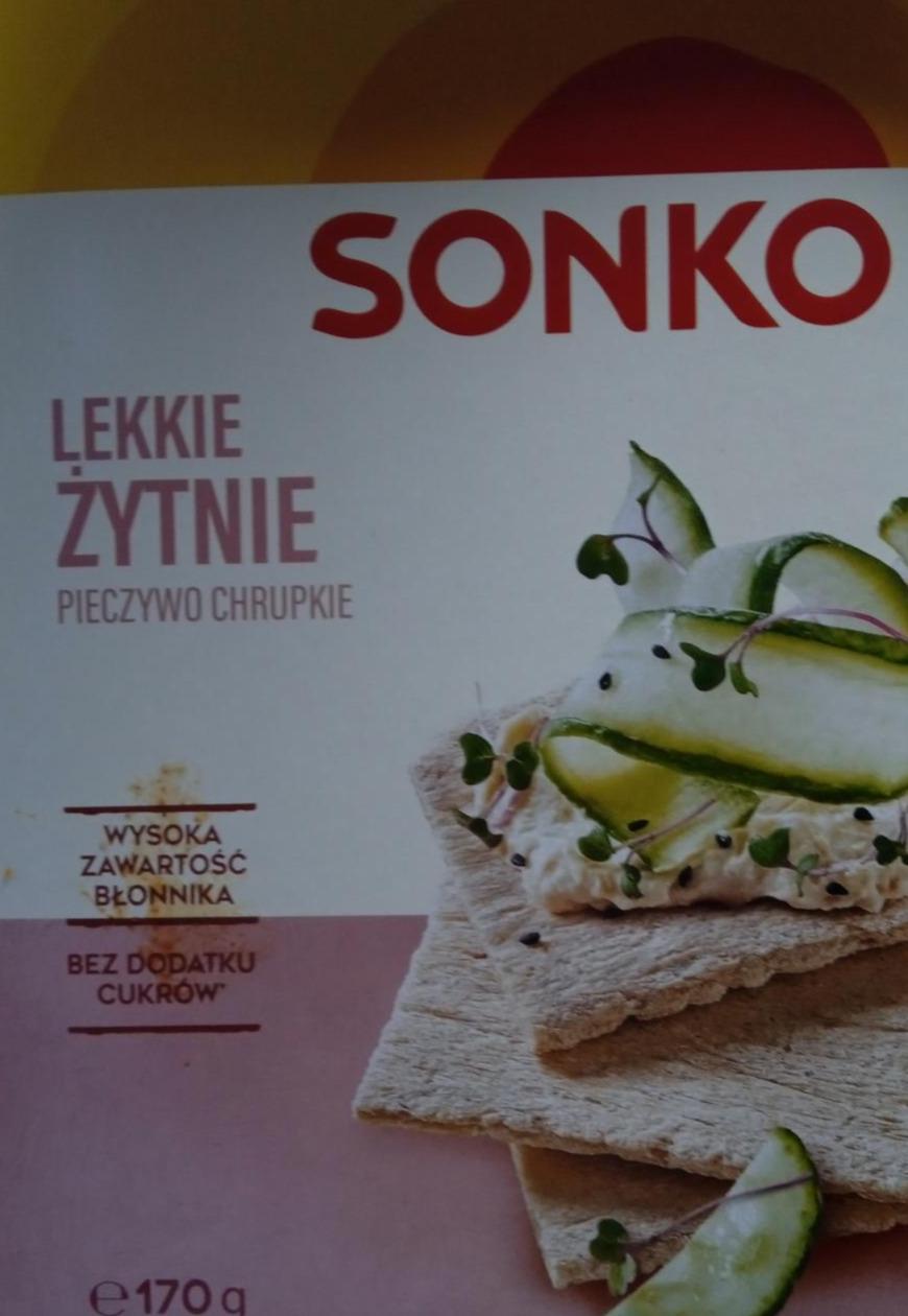 Zdjęcia - Sonko Pieczywo chrupkie lekkie żytnie 170 g