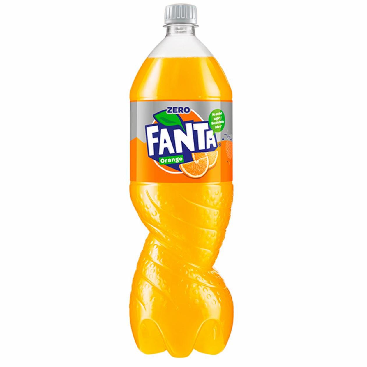 Zdjęcia - Fanta zero Orange Napój gazowany 1,5 l