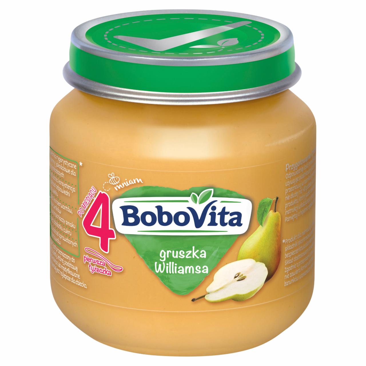 Zdjęcia - BoboVita Gruszka Williamsa po 4 miesiącu 125 g