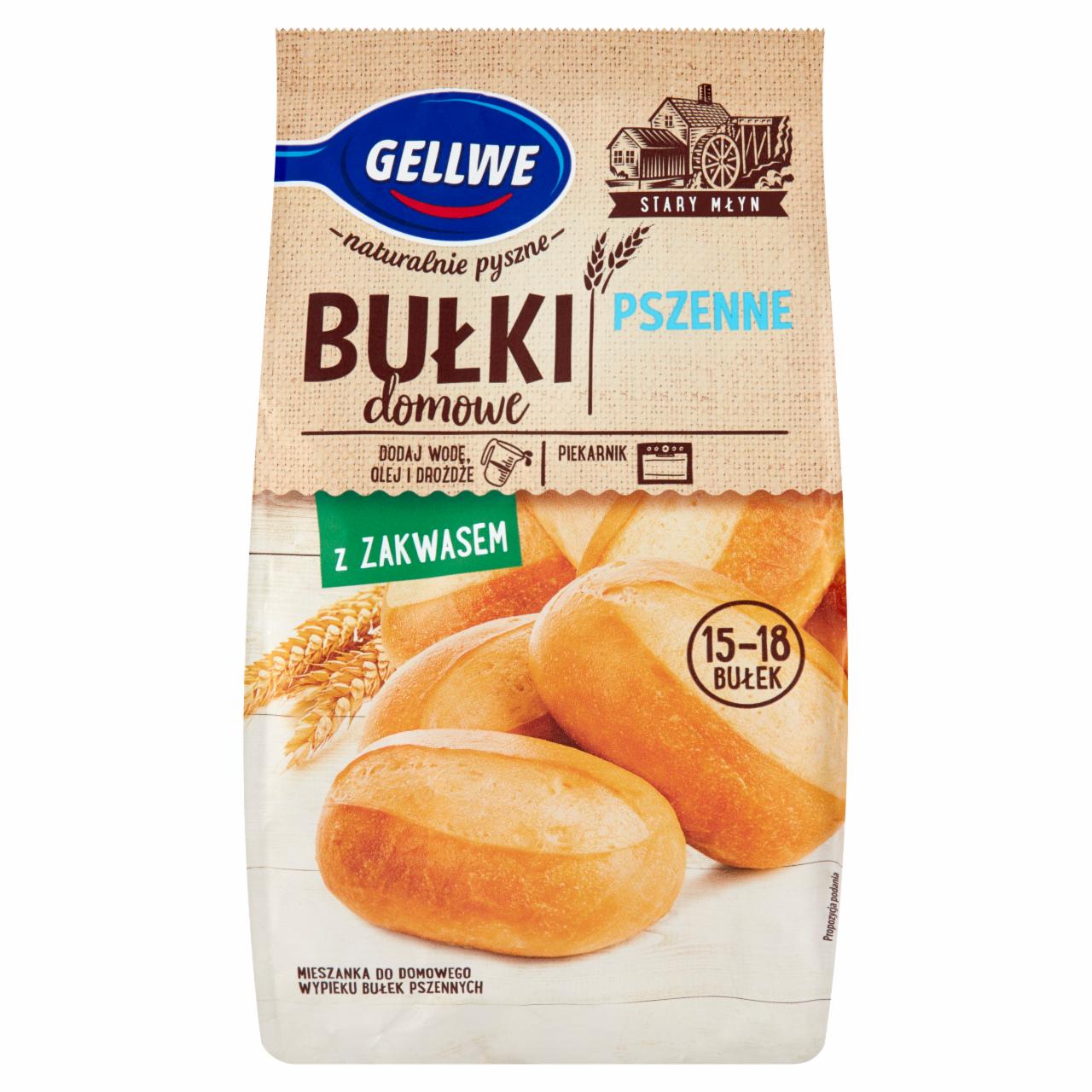 Zdjęcia - Gellwe Bułki domowe pszenne mieszanka do domowego wypieku 500 g