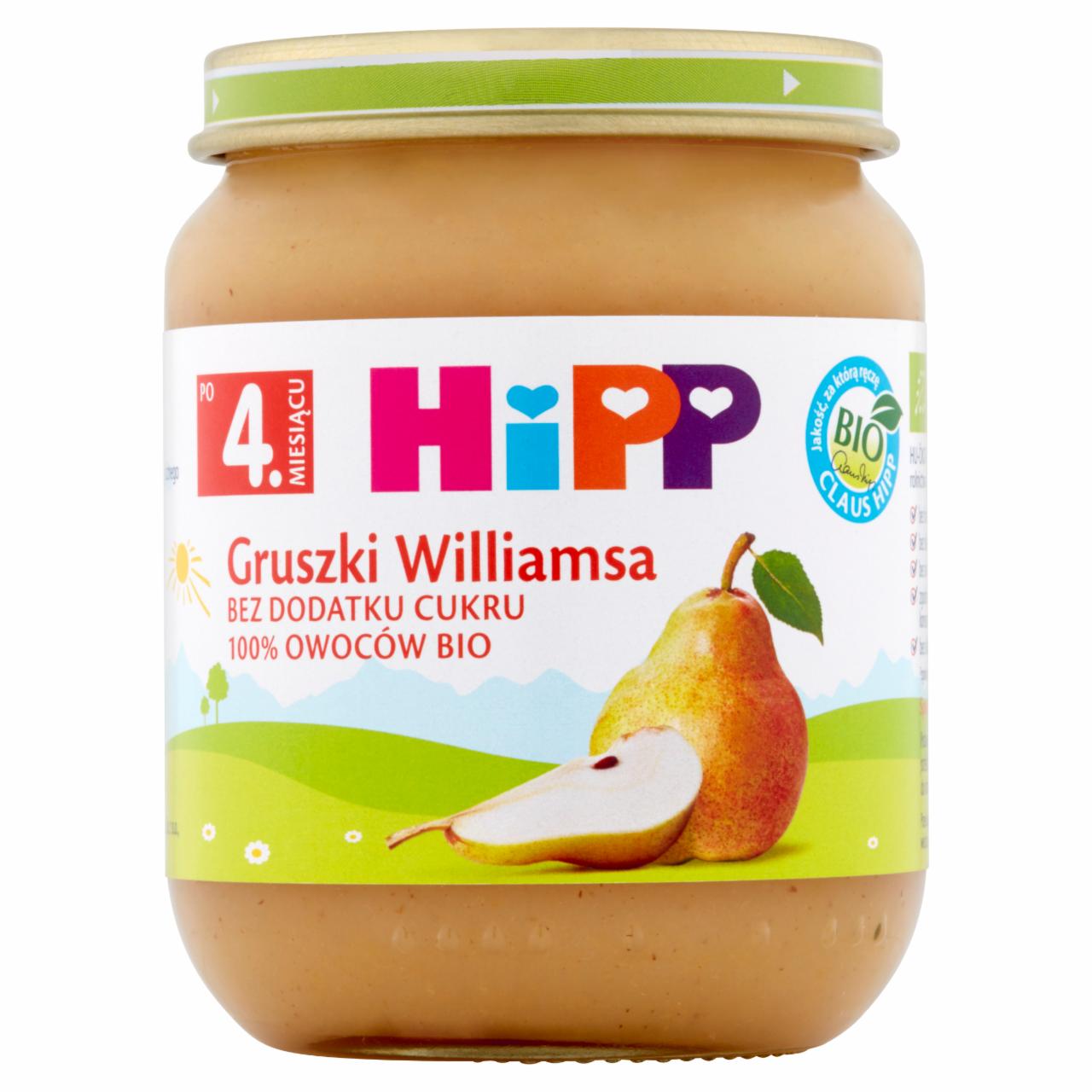 Zdjęcia - HiPP BIO Gruszki Williamsa po 4. miesiącu 125 g