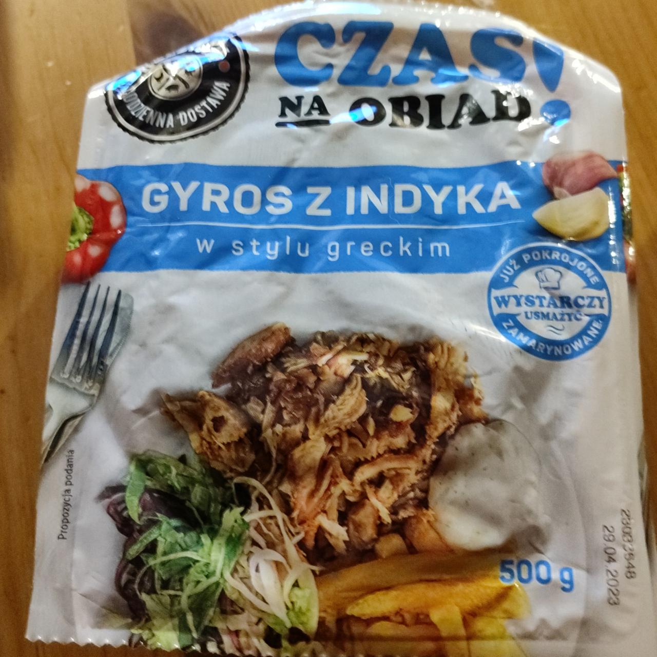 Zdjęcia - gyros z indyka w stylu greckim Czas na obiad