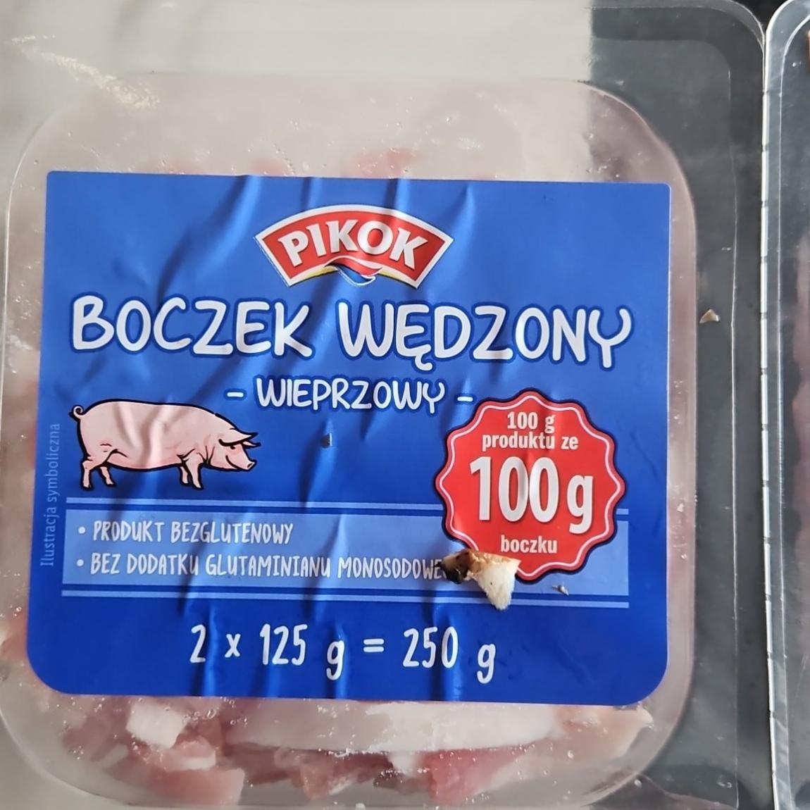 Zdjęcia - Boczek wędzony wieprzowy Pikok