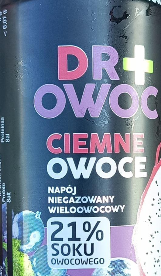 Zdjęcia - Ciemne owoce napój niegazowany wieloowocowy Dr Owoc