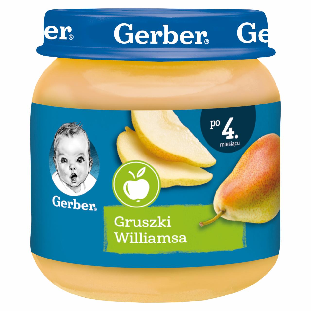 Zdjęcia - Gerber Gruszki Williamsa dla niemowląt po 4. miesiącu 125 g