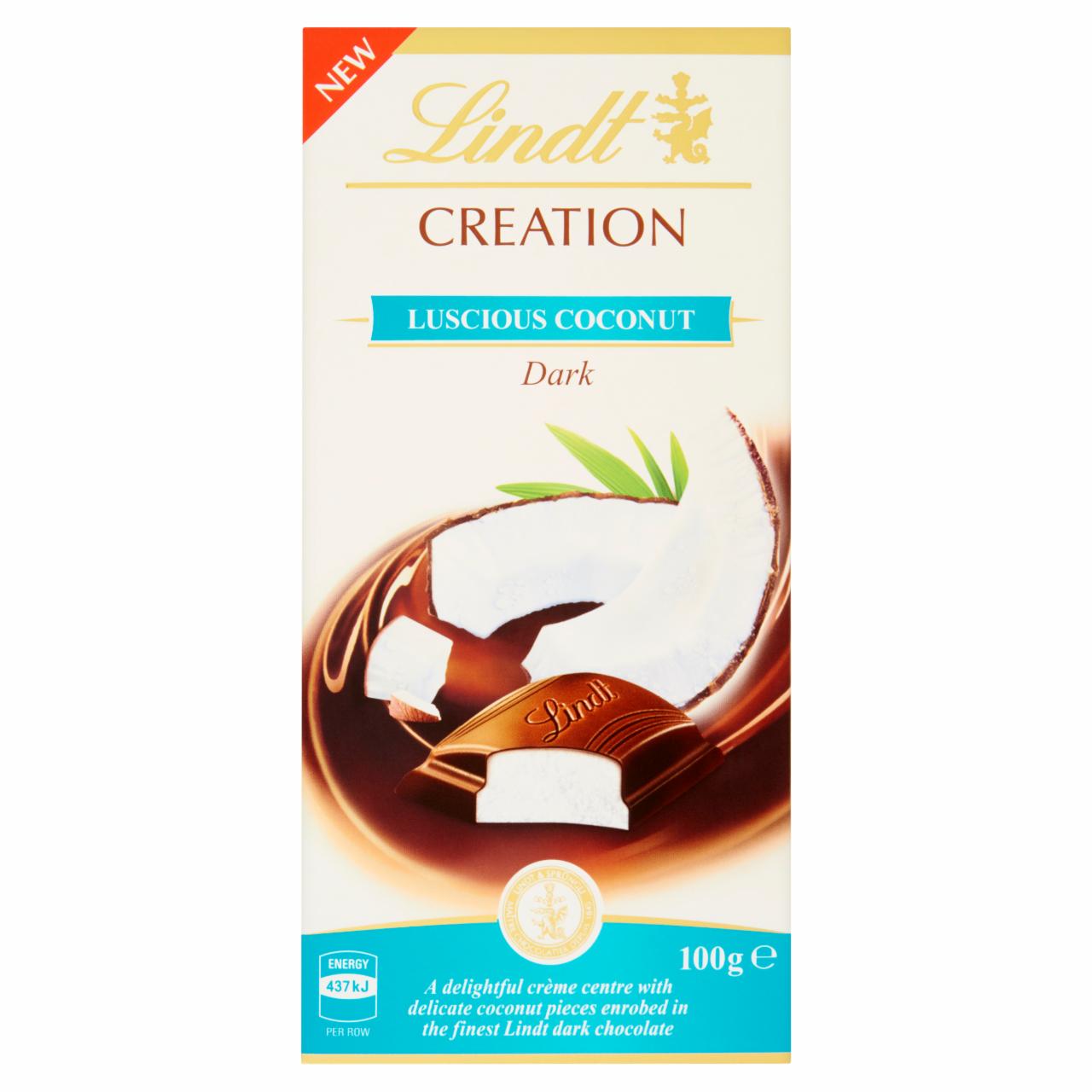 Zdjęcia - Lindt Creation Czekolada gorzka z kremowym nadzieniem kokosowym 100 g