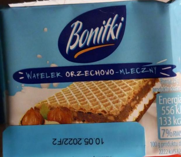 Zdjęcia - Bonitki wafelek orzechowo-mleczny