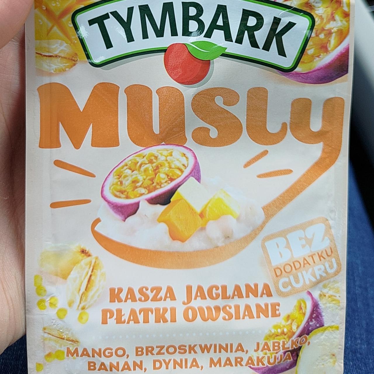 Zdjęcia - Musly kasza jaglana płatki owsiane mango brzoskwinia jabłko banan dynia marakuja Tymbark