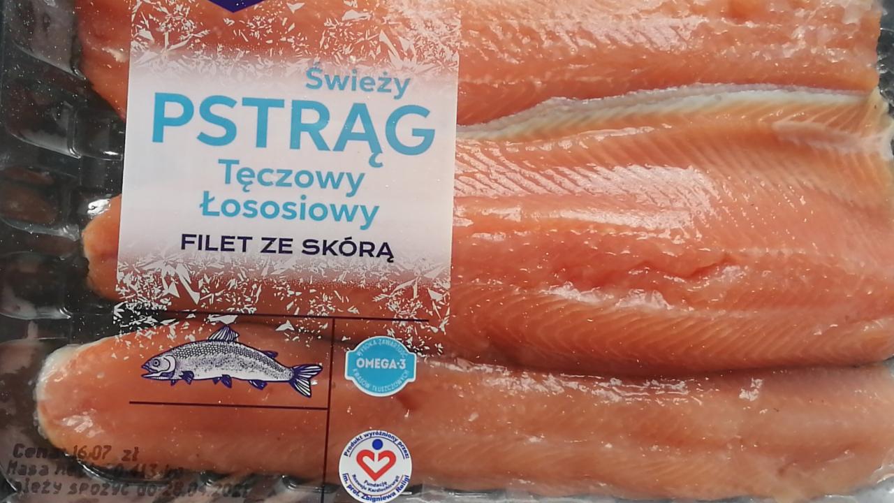 Zdjęcia - Pstrąg tęczowy łososiowy filet ze skórą